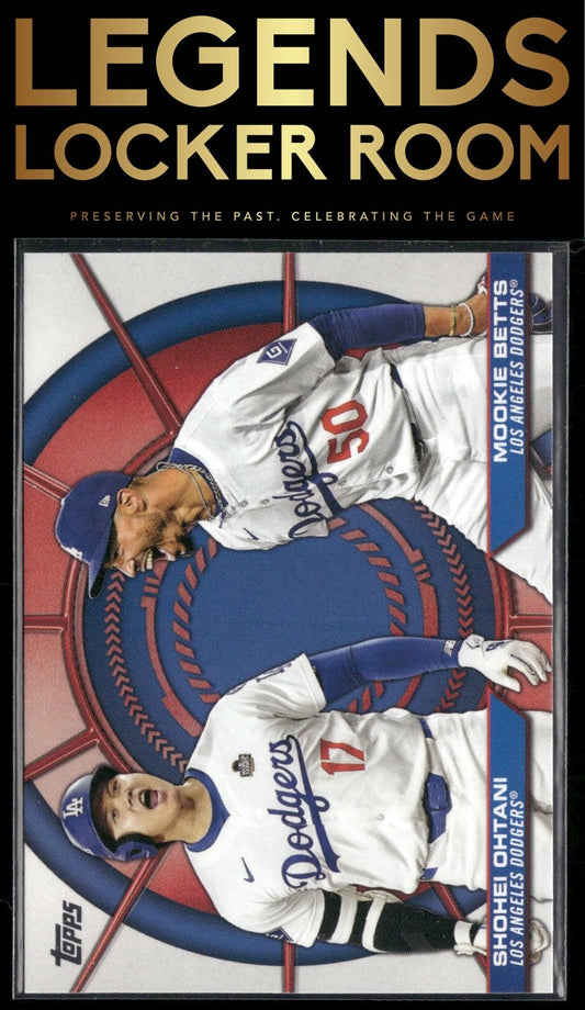 2025 Topps #DD-2 Mookie Betts / Shohei Ohtani Dynamic Duos