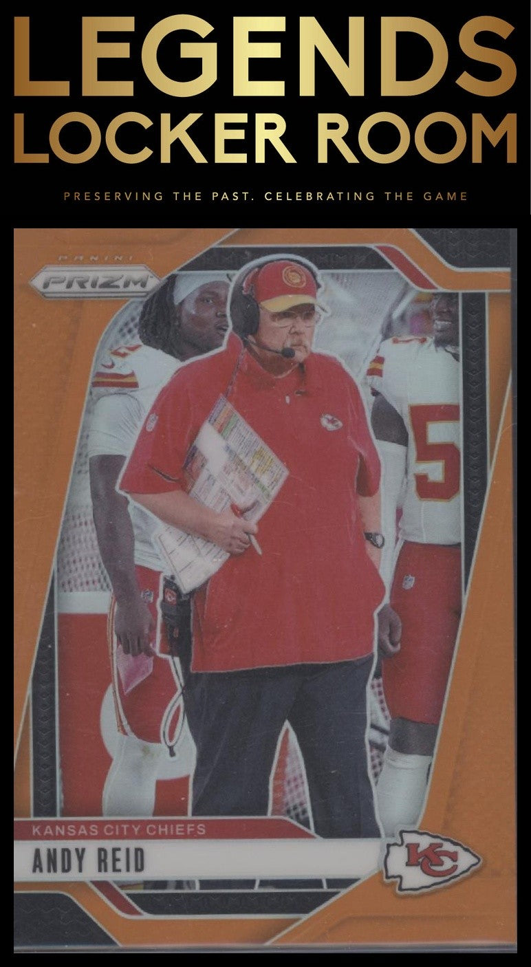 2024 Panini Prizm #145 Andy Reid Orange #/249