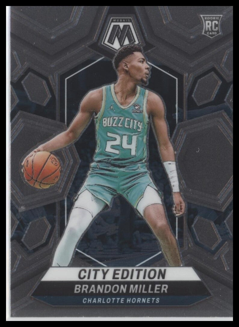 2023-24 Panini Mosaic #277 Brandon Miller City Edition