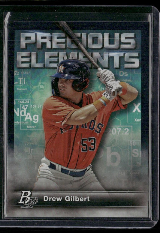 2023 Bowman Platinum #PE-22 Drew Gilbert Precious Elements
