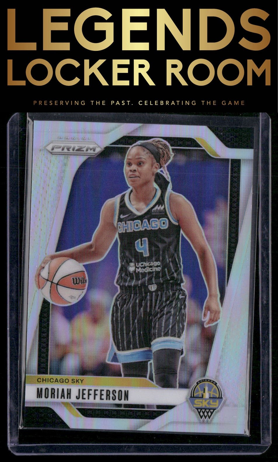 2024 Panini Prizm WNBA #131 Moriah Jefferson Silver Prizms