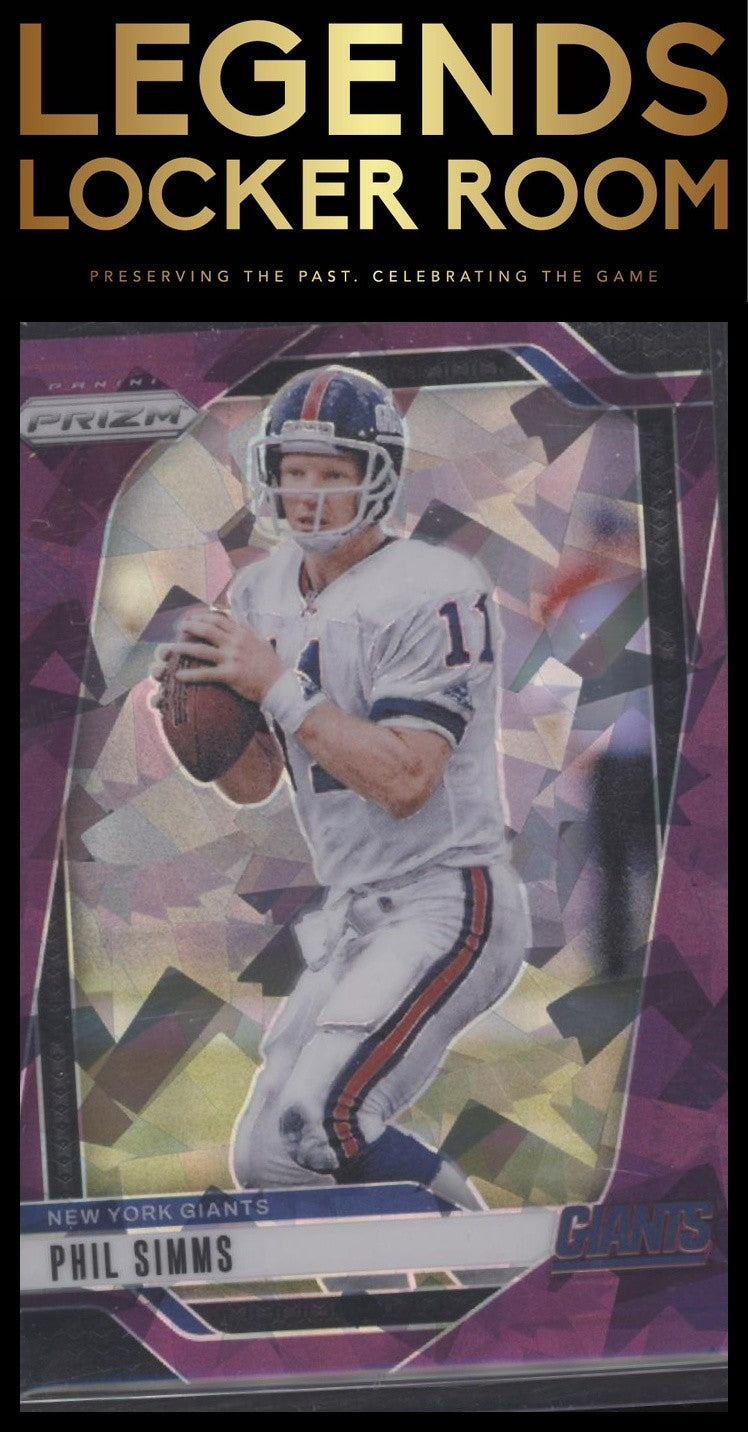 2024 Panini Prizm #218 Phil Simms Purple Ice #/225