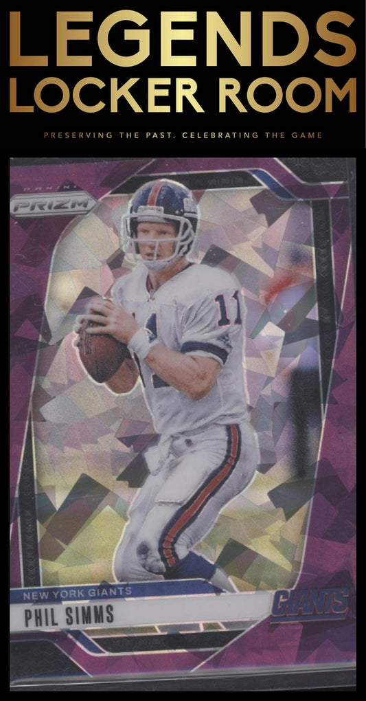 2024 Panini Prizm #218 Phil Simms Purple Ice #/225