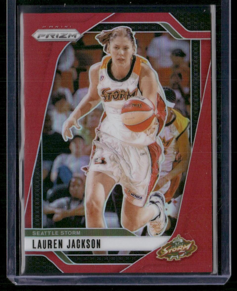2024 Panini Prizm WNBA #108 Lauren Jackson Red Prizms #/299