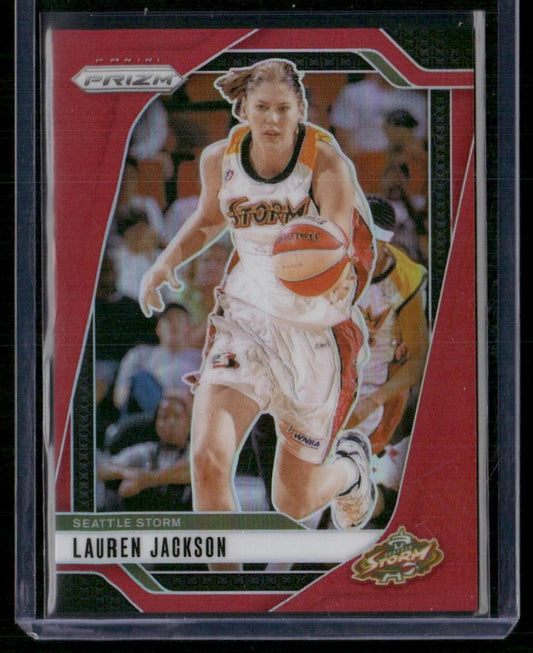 2024 Panini Prizm WNBA #108 Lauren Jackson Red Prizms #/299