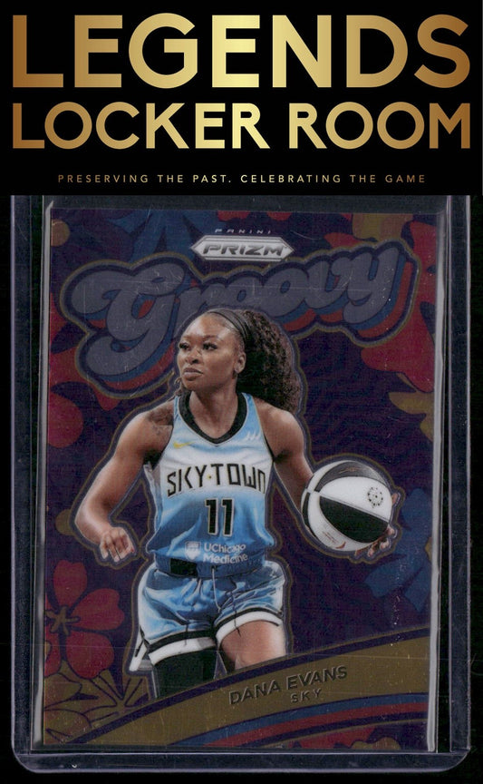 2024 Panini Prizm WNBA #8 Dana Evans Groovy