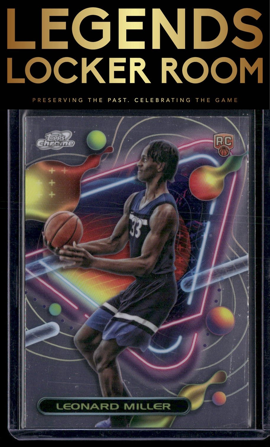 2023-24 Topps Chrome Cosmic #180 Leonard Miller