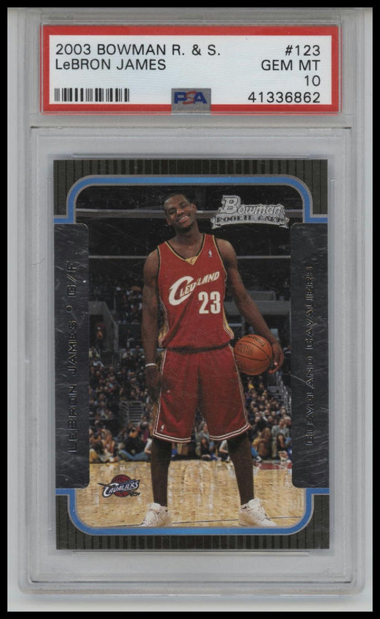 2003 Bowman Rookies & Stars #123 Lebron James PSA 10