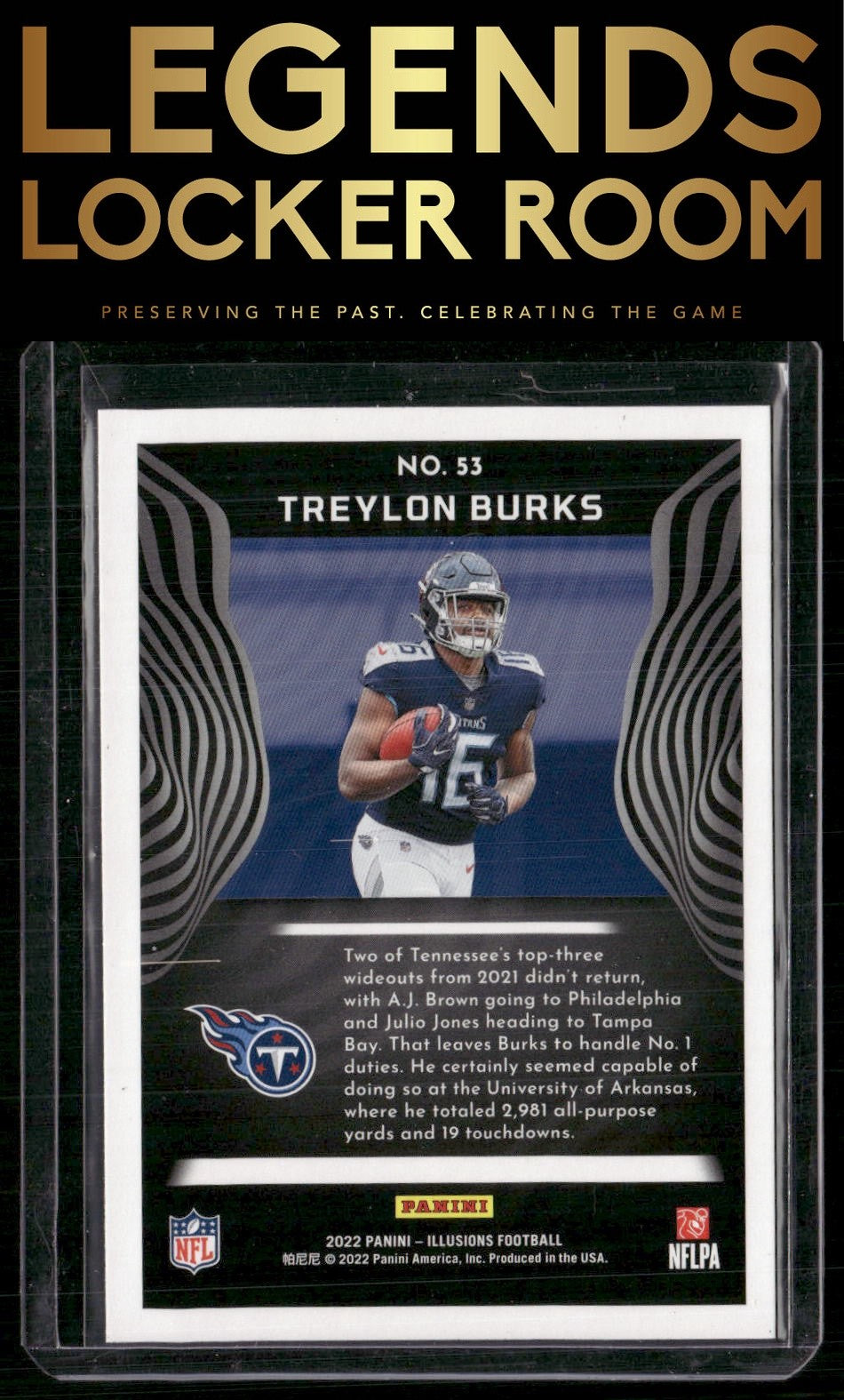 2022 Panini Illusions #53 Treylon Burks Retail
