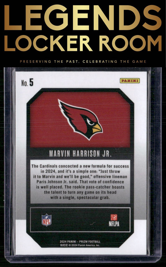 2024 Panini Prizm #5 Marvin Harrison Jr. Emergent