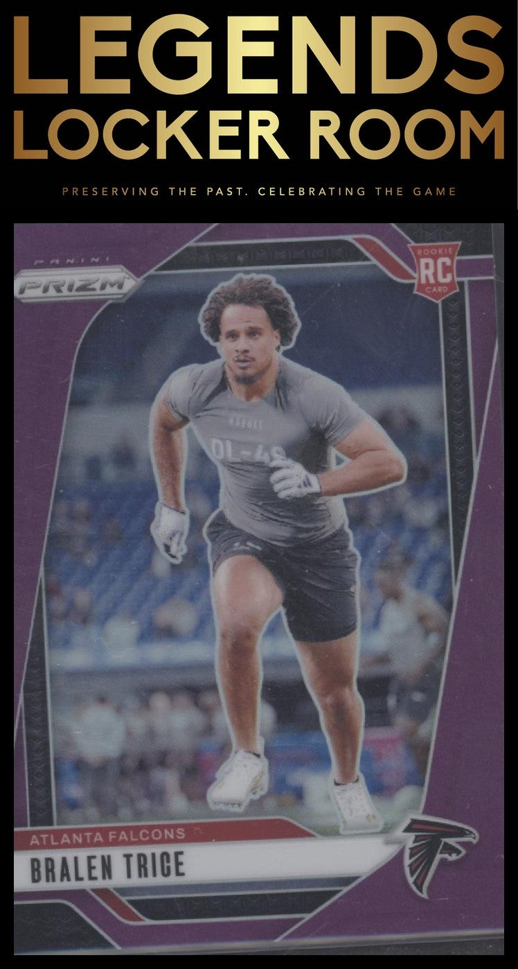 2024 Panini Prizm #312 Bralen Trice Purple #/125