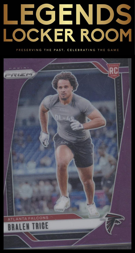 2024 Panini Prizm #312 Bralen Trice Purple #/125