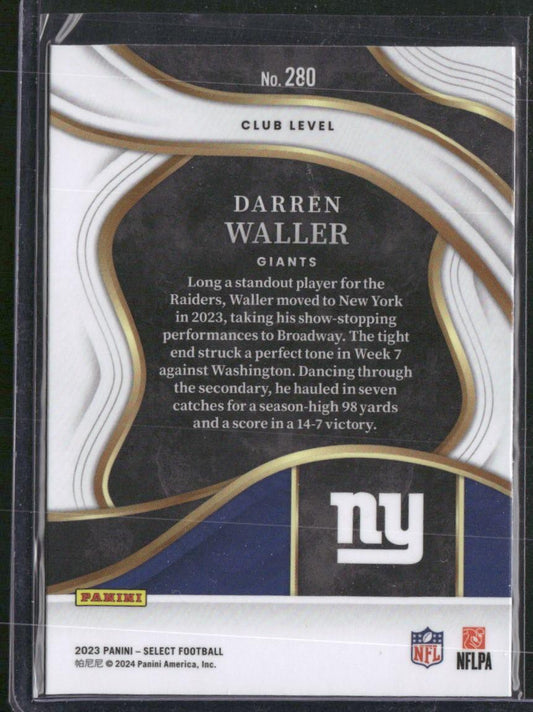 2023 Panini Select #280 Darren Waller