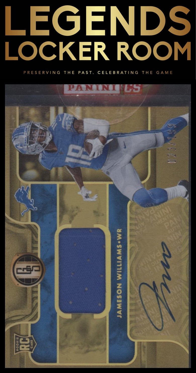 2022 Panini Gold Standard #216 Jameson Williams Auto Panini Sealed #/199