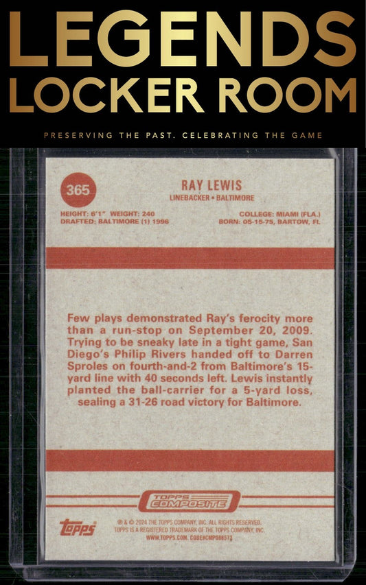 2023 Topps Composite #365 Ray Lewis