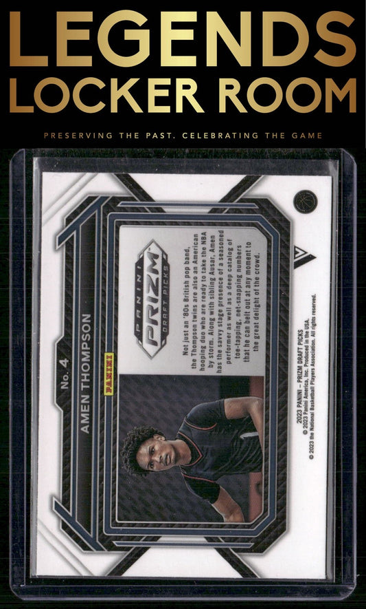 2023 Panini Prizm Draft Picks #4b Amen Thompson
