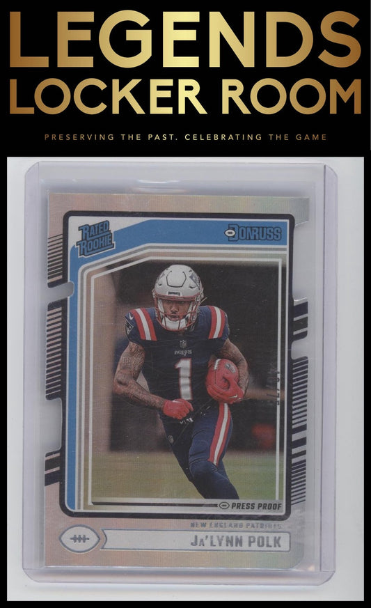 2024 Donruss #373 Ja'Lynn Polk Press Proof Silver Die-Cut #/75