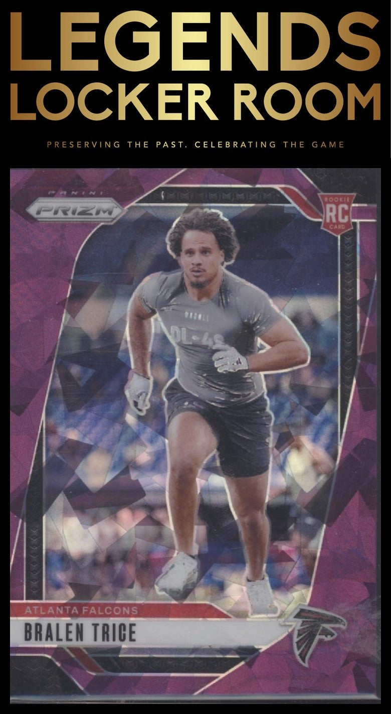 2024 Panini Prizm #312 Bralen Trice Purple Ice #/225