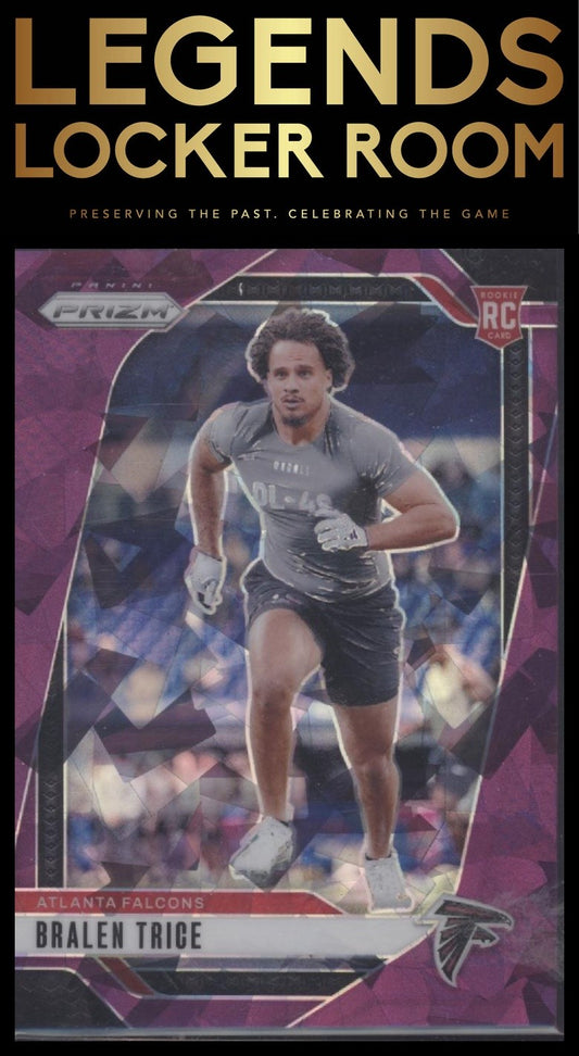 2024 Panini Prizm #312 Bralen Trice Purple Ice #/225