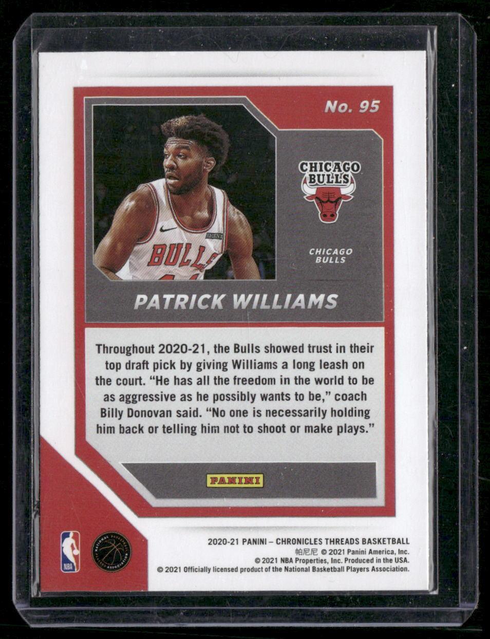 2020-21 Panini Chronicles #95 Patrick Williams