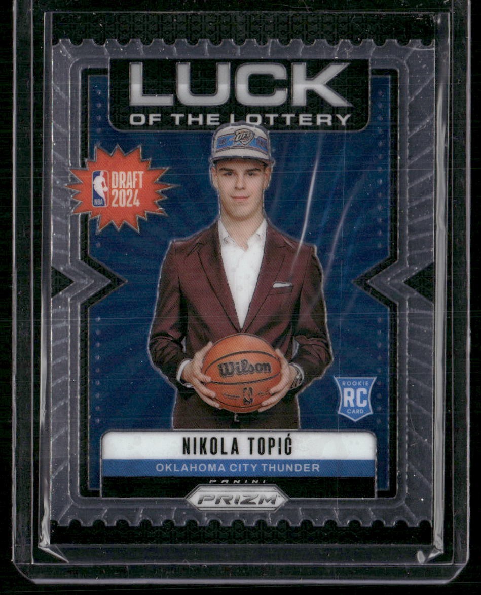 2024-25 Panini Prizm #5 Nikola Topić Luck of the Lottery