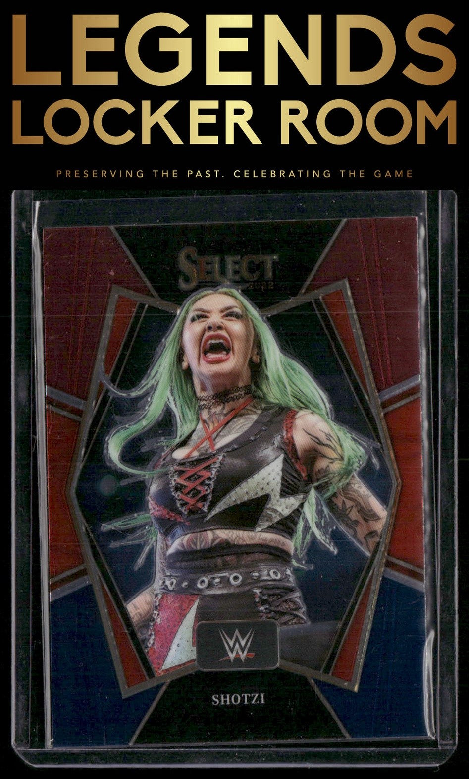 2022 Panini Select WWE #142 Shotzi Red and Blue