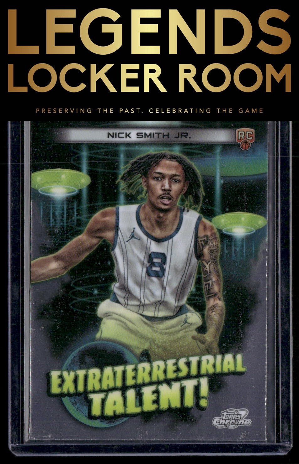 2023-24 Topps Chrome Cosmic #ET-25 Nick Smith Jr. Extraterrestrial Talent