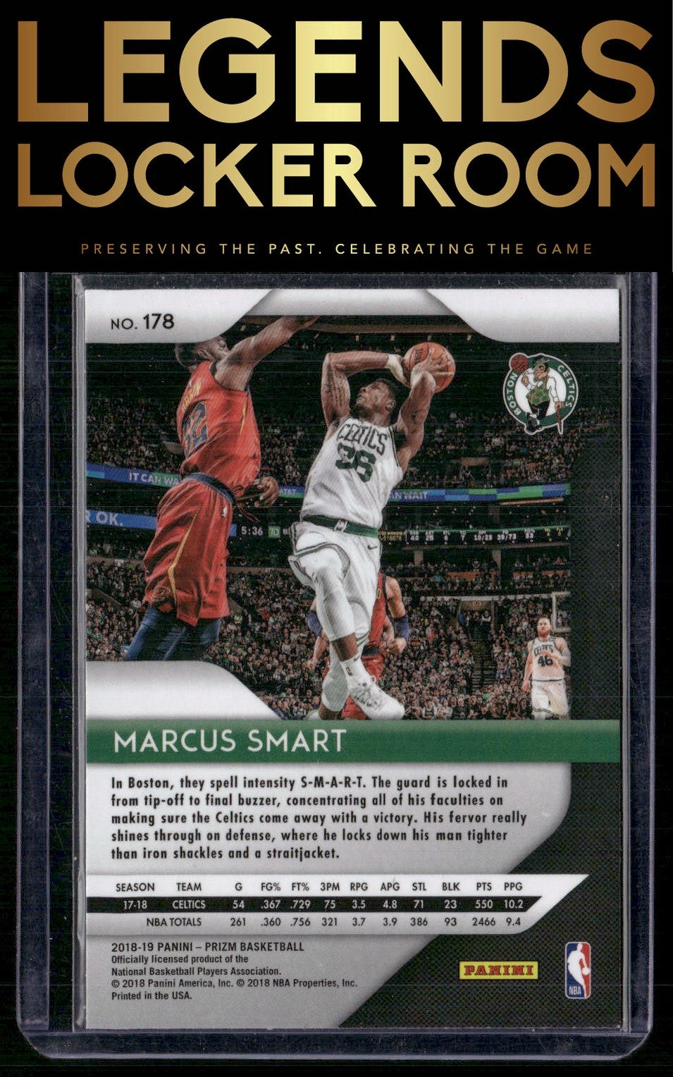 2018-19 Panini Prizm #178 Marcus Smart Prizms Silver