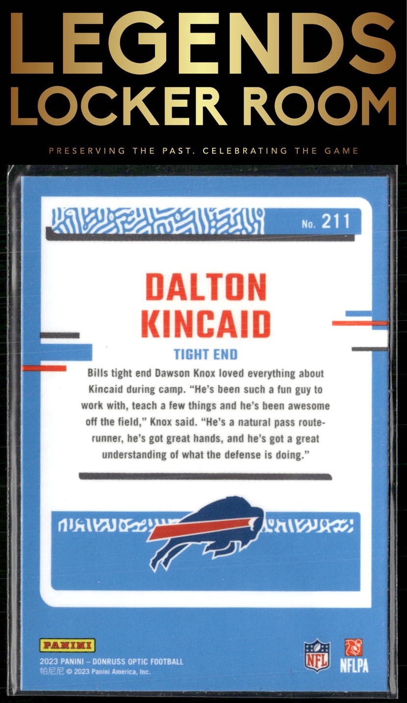 2023 Donruss Optic #211 Dalton Kincaid