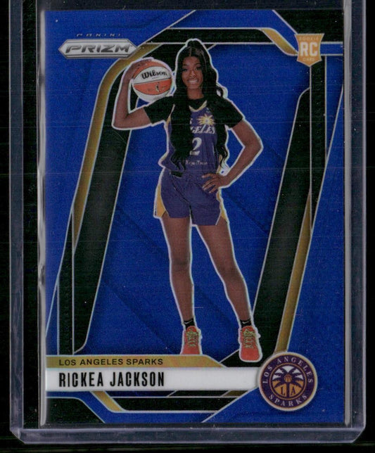 2024 Panini Prizm WNBA #144 Rickea Jackson Blue Prizms #/199