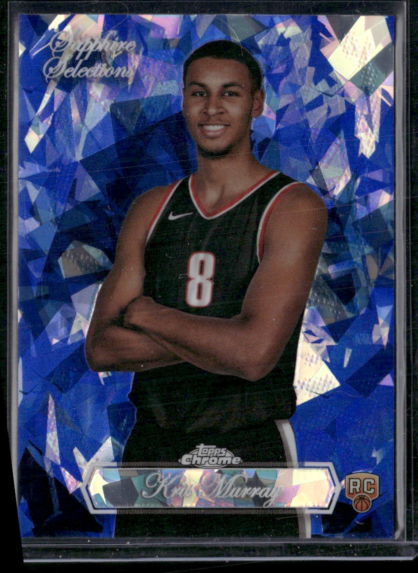 2023-24 Topps Chrome Sapphire #SS-13 Kris Murray Sapphire Selections