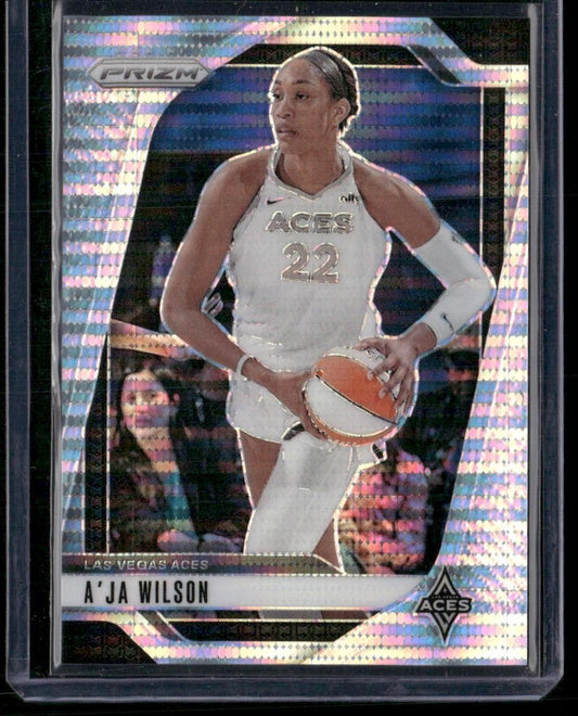 2024 Panini Prizm WNBA #86 A'ja Wilson Pulsar Prizms #/499