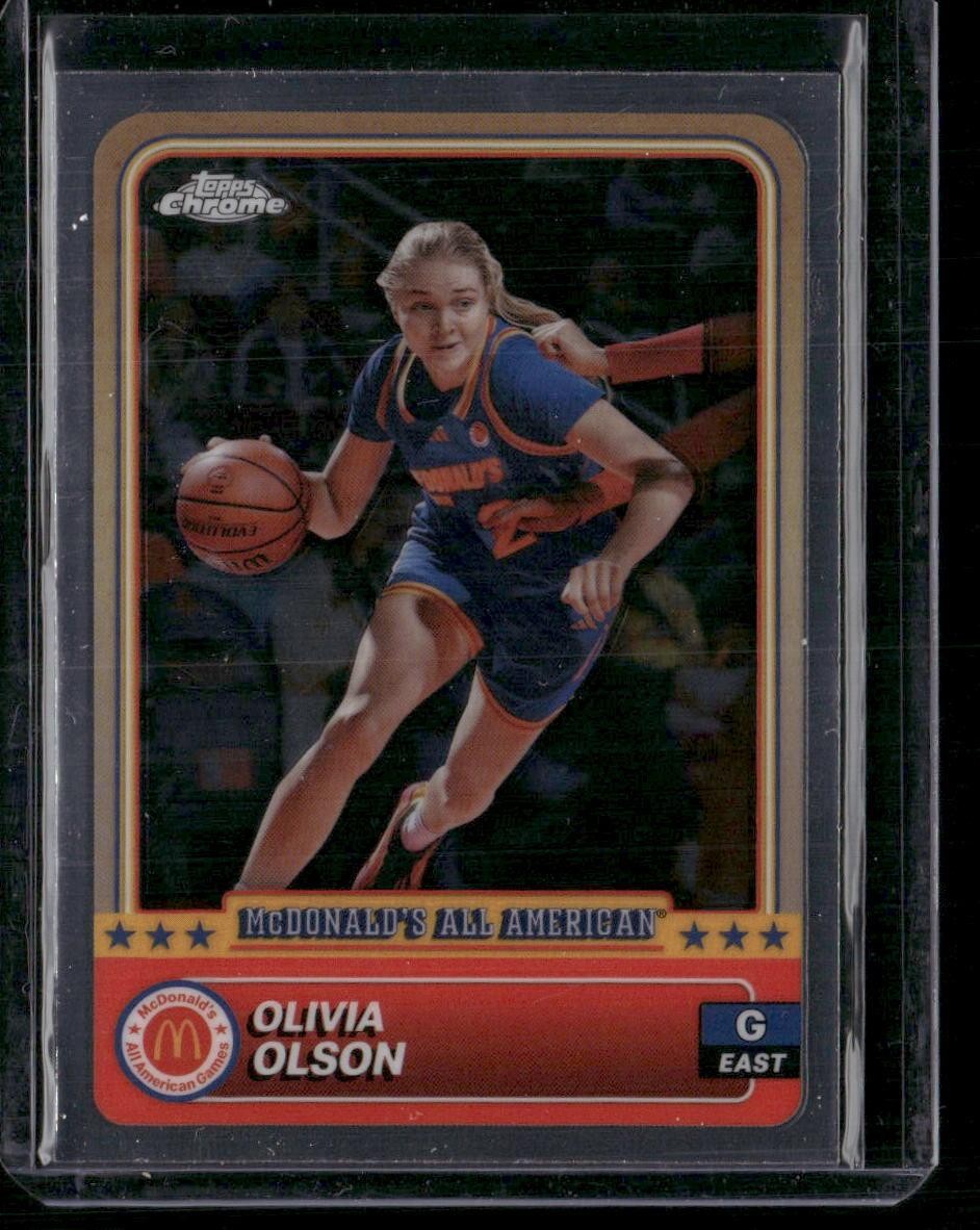 2024 Topps Chrome McDonald's All-American #8 Olivia Olson