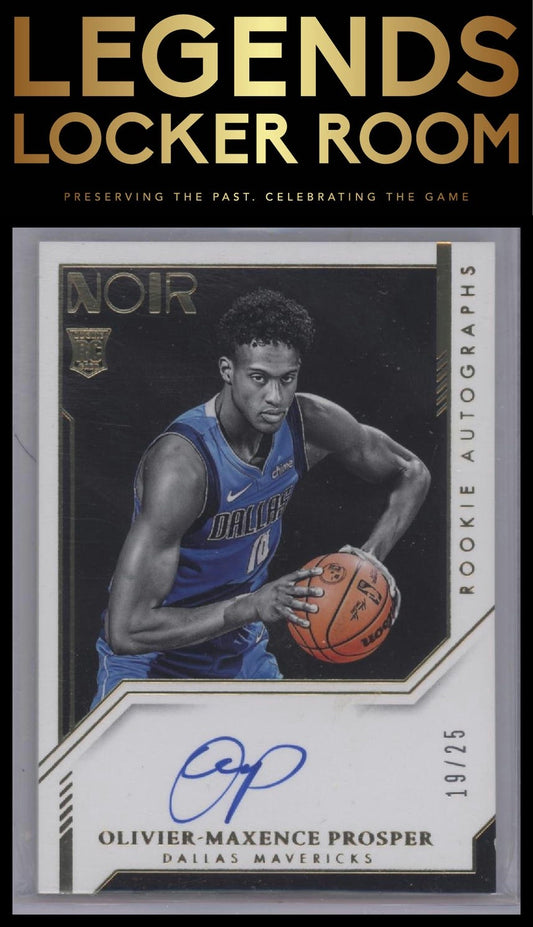 2023-24 Panini Noir #391 Olivier-Maxence Prosper Gold #/25