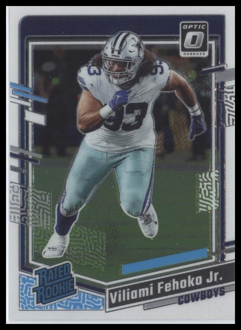2023 Donruss Optic #229 Viliami Fehoko Jr.