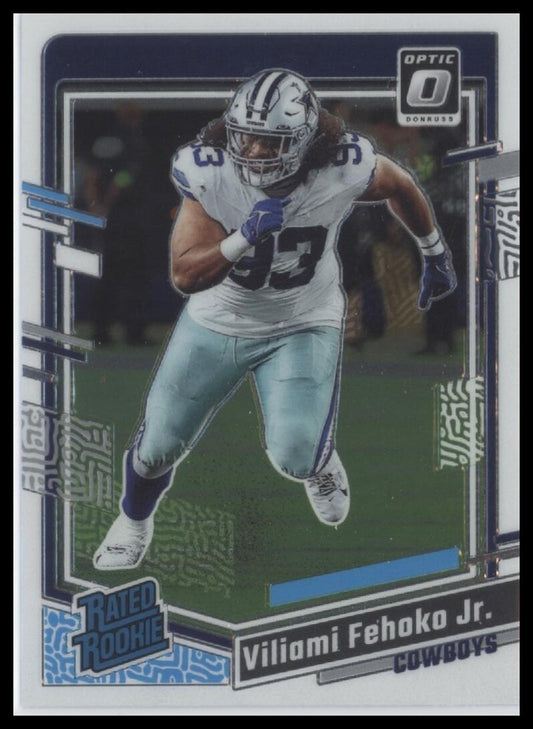 2023 Donruss Optic #229 Viliami Fehoko Jr.