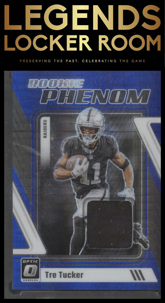 2023 Donruss Optic #RP-TT Tre Tucker Rookie Phenom Blue Hyper