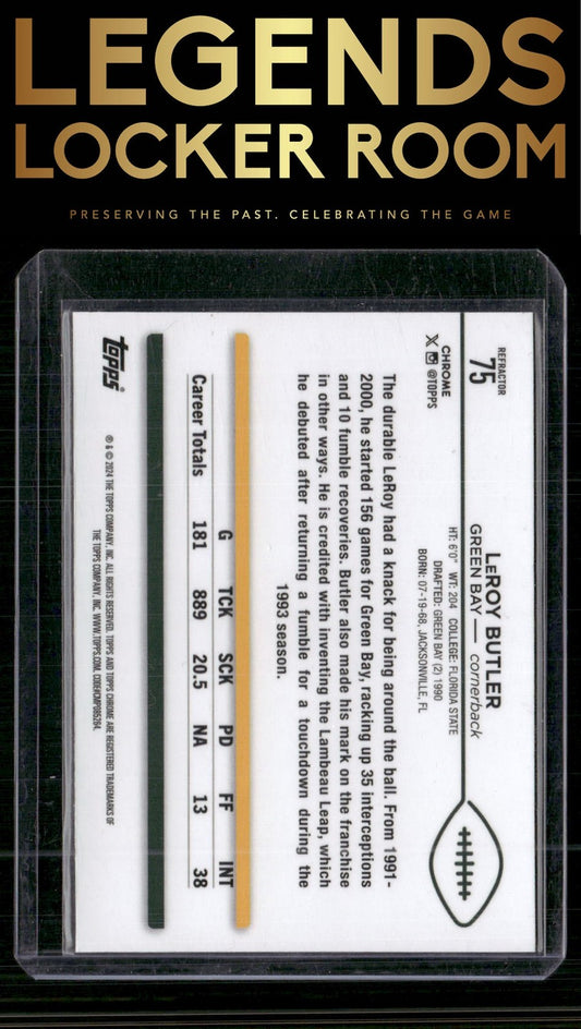2024 Topps Chrome #75 LeRoy Butler Refractor