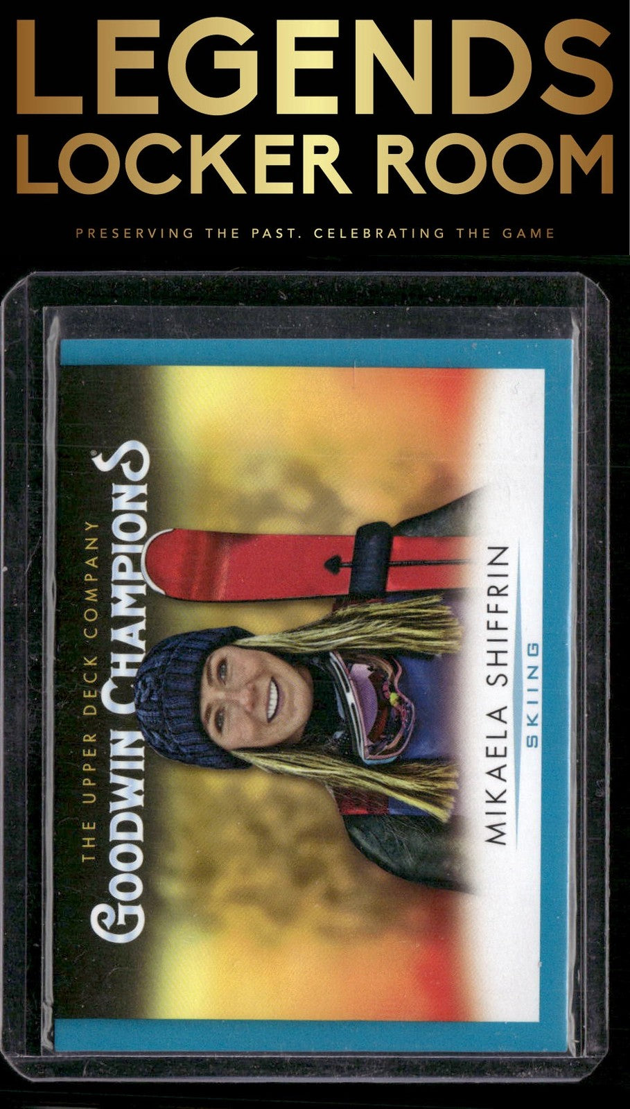 2021 Upper Deck Goodwin Champions #65 Mikaela Shiffrin Turquoise
