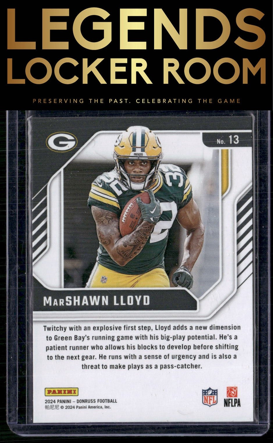 2024 Donruss #13 MarShawn Lloyd The Elite Series Rookies
