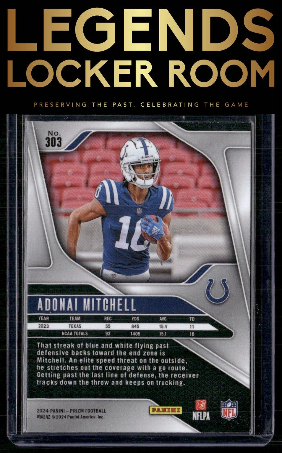 2024 Panini Prizm #303 Adonai Mitchell