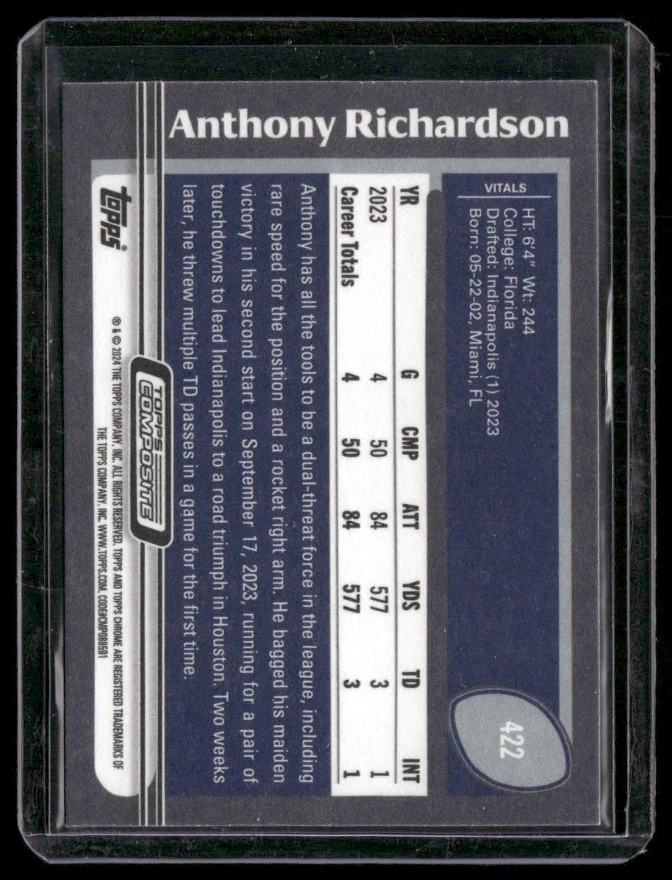 2023 Topps Composite #422 Anthony Richardson