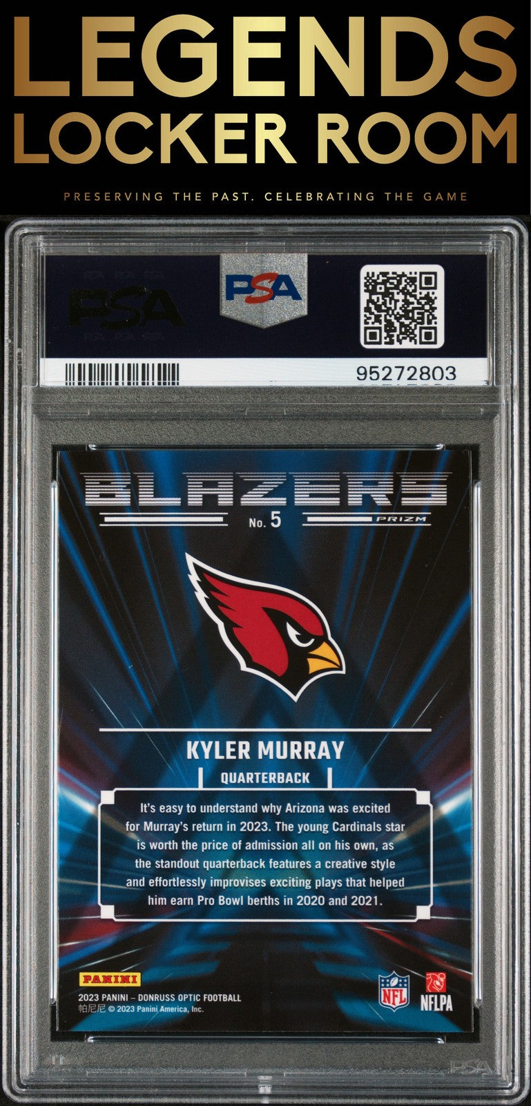 2023 Panini Donruss Optic Blazers #5 Kyler Murray PSA 10