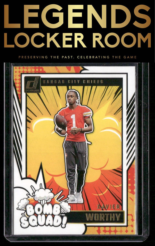 2024 Donruss #35 Xavier Worthy Bomb Squad