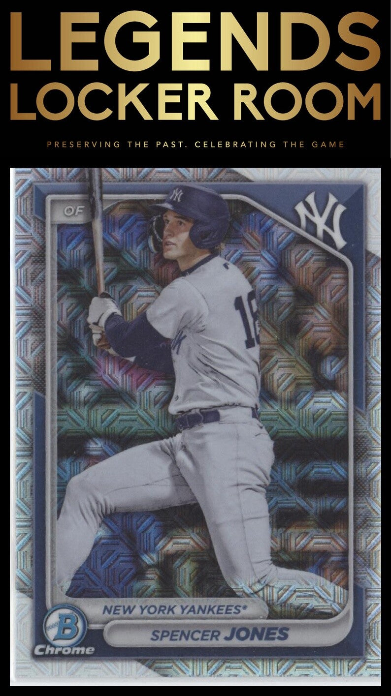2024 Bowman #BCP-32 Spencer Jones Chrome Prospects Mojo Refractors