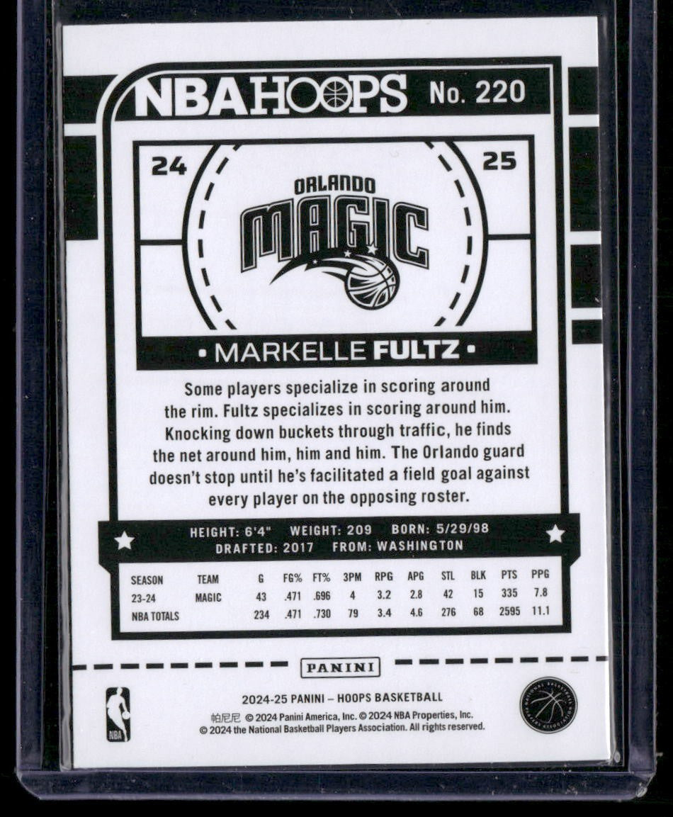 2024-25 Hoops #220 Markelle Fultz