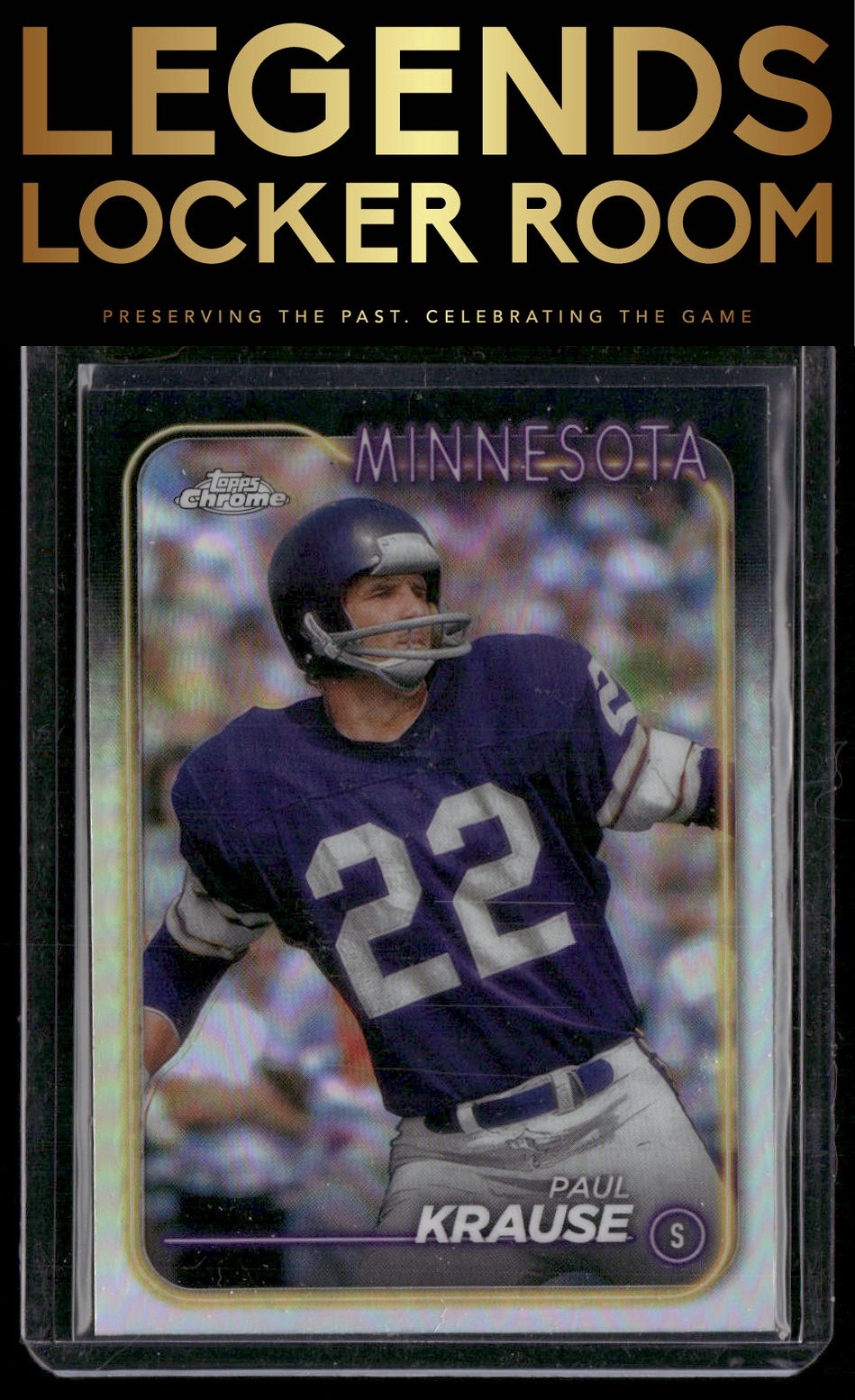 2024 Topps Chrome #118 Paul Krause Refractor