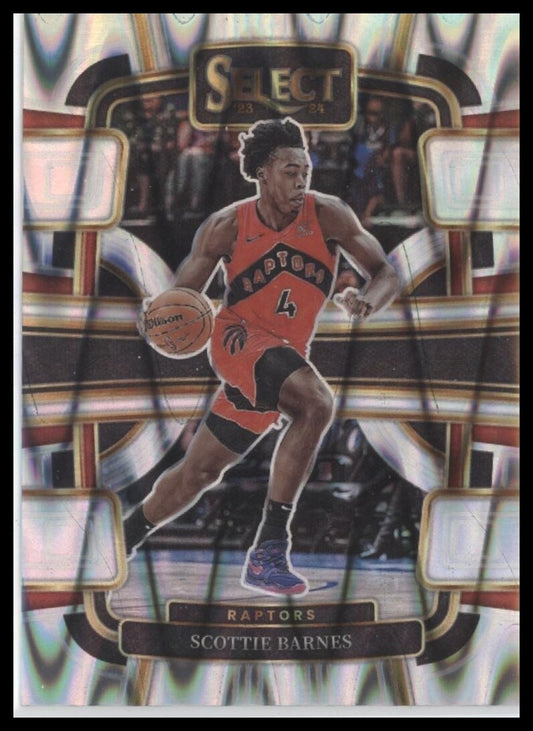2023-24 Panini Select #54 Scottie Barnes Silver Prizms