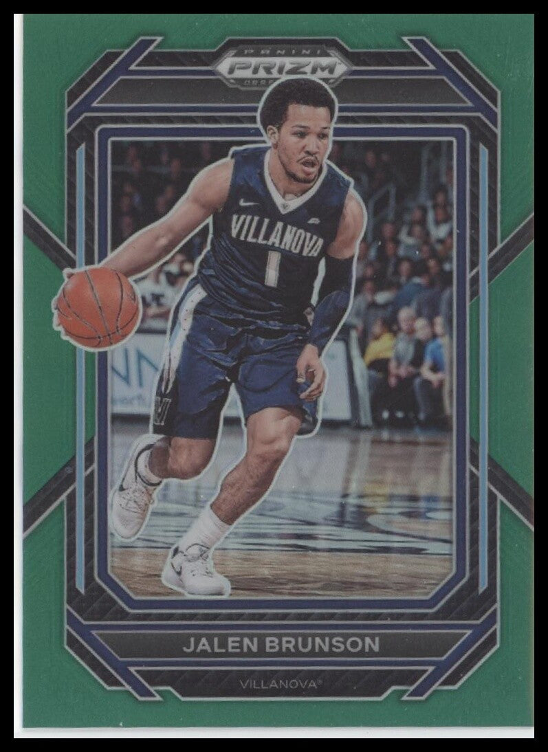 2023 Panini Prizm Draft Picks #87 Jalen Brunson Green
