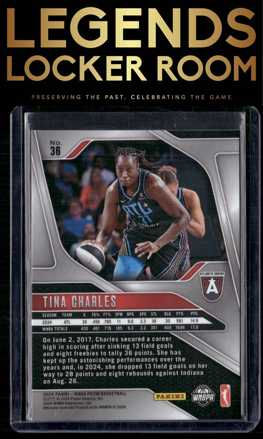 2024 Panini Prizm WNBA #36 Tina Charles